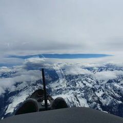 Flugwegposition um 09:34:56: Aufgenommen in der Nähe von Gemeinde Sautens, Sautens, Österreich in 5119 Meter